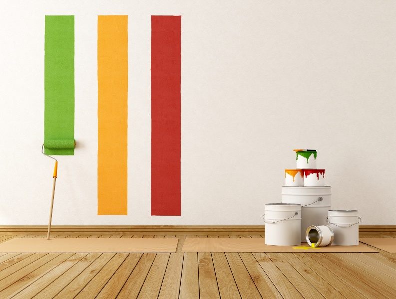 Wandgestaltung mit Wandfarben